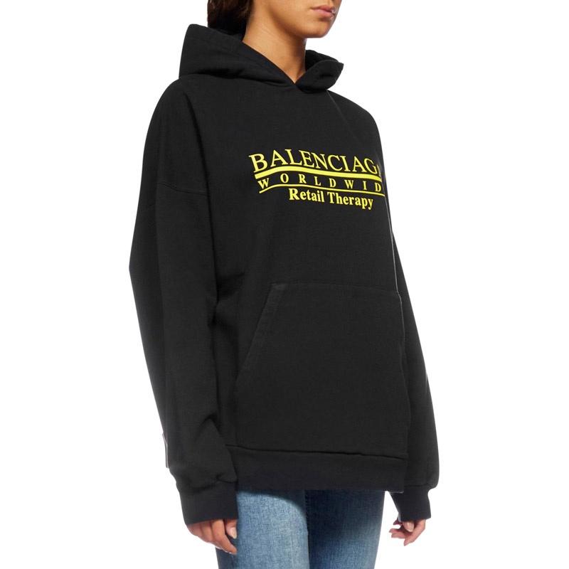 Balenciaga Sweatshirt Women's Black 675003TLVA91361