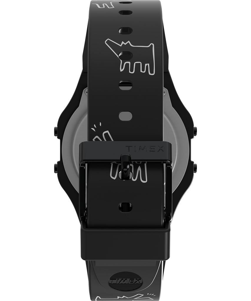 Часы Timex Uni Keith Haring Easy Reader 40 мм, черные/цифровые/черные.