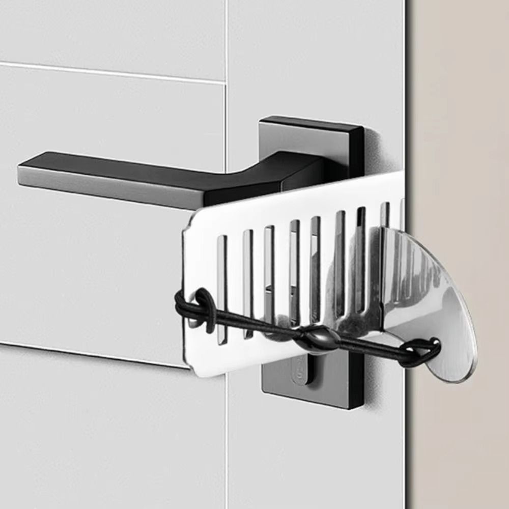Safety Door Blocker 8cm Hotel Door Jammer Portable Door Lock Stopper Home