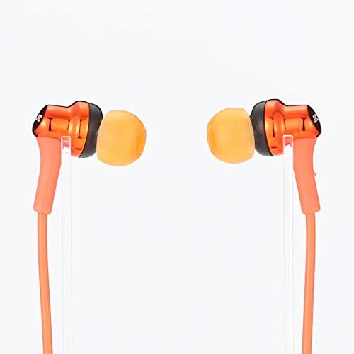 Проводные внутриканальные наушники JVC Kenwood HA-FX26-D, оранжевые