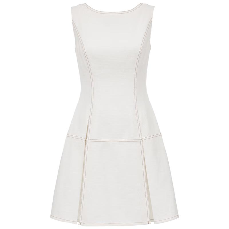 VEROMODA 2025 Summer Cotton Blend Pleated A-line Dress