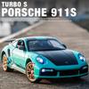 1/24 Porsche 911 TARGA TURBO S Сплав Гоночная Модель Автомобиля Литье под Давлением Симуляция Металлическая Игрушечная Модель Автомобиля Звук Свет Коллекция Подарок