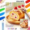 Набор для рисования маслом и цифровой живописи ручной работы DIY, картина, десерт, торт, швейцарский рулет с малиной, картина для домашнего декора