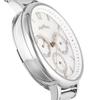 Часы Luxe White Pearl Dial Stainless Steel Sapphire Glass Solar Quartz 33MM Regular Guarantee Watch LU33SS Silver [Angel Heart] Womens