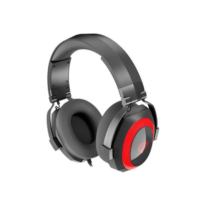 Casque - NATEC - Genesis Argon 500 - Pleine taille - Filaire - Noir