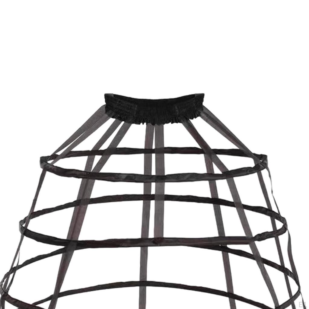 Юбка с 5 кольцами, нижняя юбка, кринолин, панье для вечеринок, мероприятий, переодевания