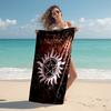 Personalized customized proof beach towel with Supernatural pattern - soft, absorbent,quick-drying,perfect swimming,camping&bathing
