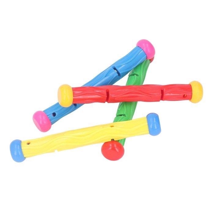 Bâtons de jeu sous-marins - NAMOTU - Couleurs vives - Sûr pour les enfants - Durable