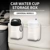 BQAZ9 Leather Car Cup Holder Storage Box Organizer Tray Multi Function Interior Container for Mercedes Benz GLB Accessories