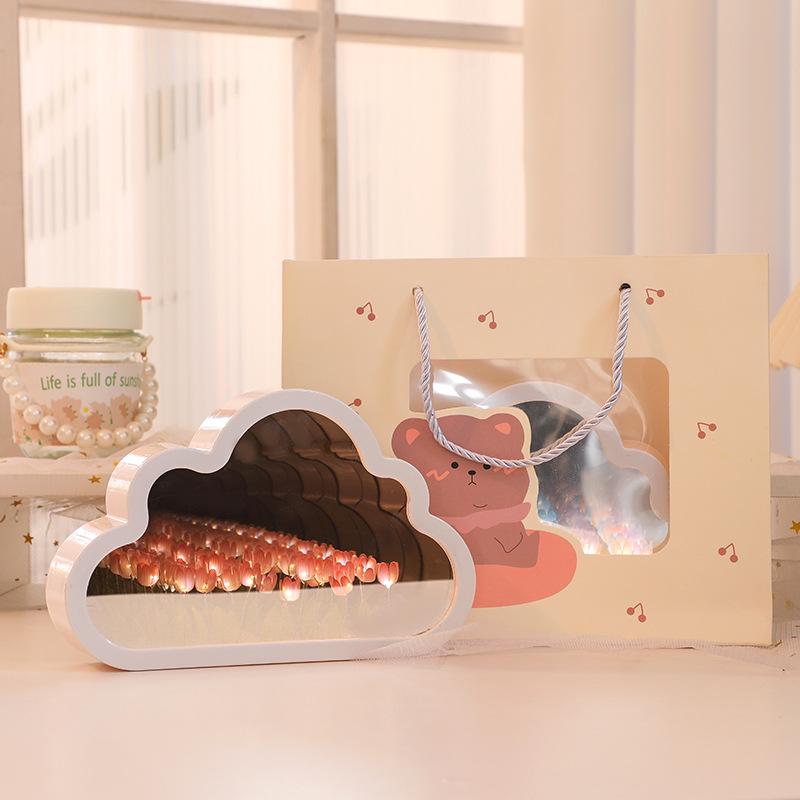 DIY Cloud Tulip Night Light - Handmade Flower Lamp, Perfect Birthday Gift for Girlfriend or Best Friend