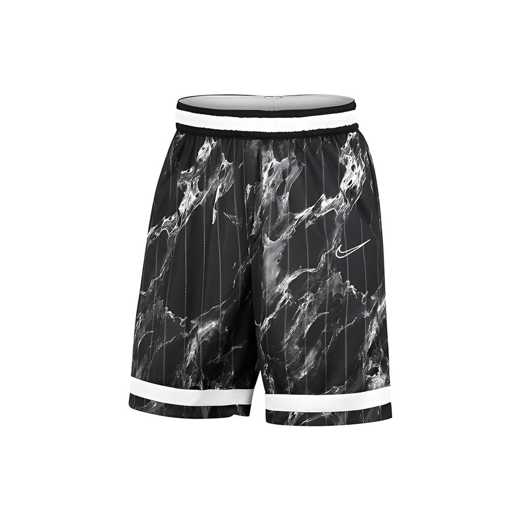 Nike Баскетбольные шорты мужские черные белые DD0566-010