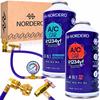 Набор для заправки кондиционеров автомобилей r1234yf газ + герметик nordero
