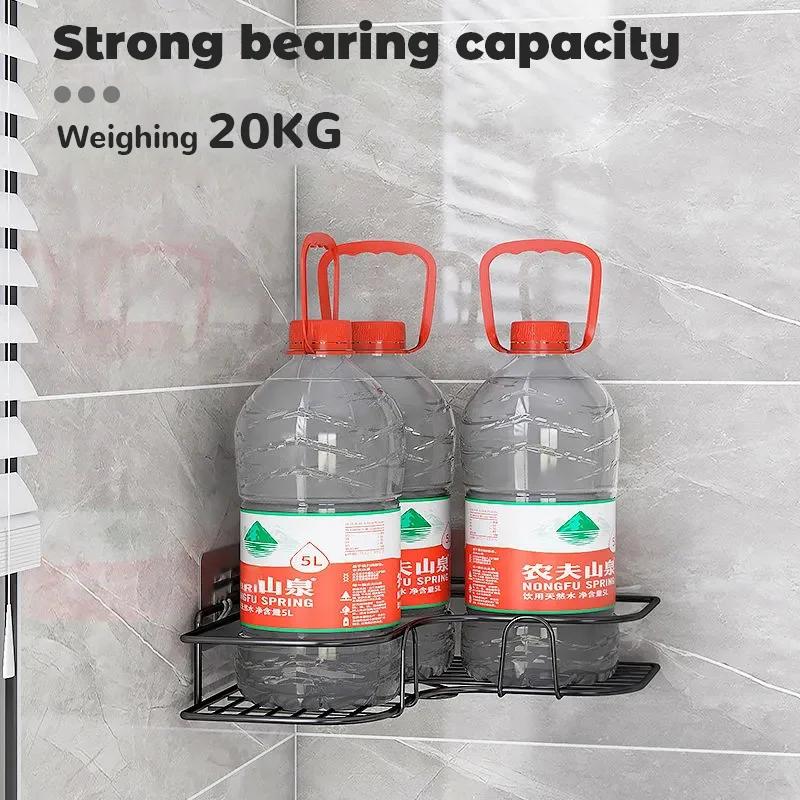 1/2 шт. металлическая полка для ванной комнаты без сверления, металлическая угловая полка, полка для хранения душа, кронштейн, органайзер для аксессуаров для ванной комнаты, полка для шампуня