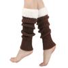 Leg Warmer Stacked Christmas Leg Sleeve Plush Strap Leg Socks Christmas Knitted Leg Cover  New Year