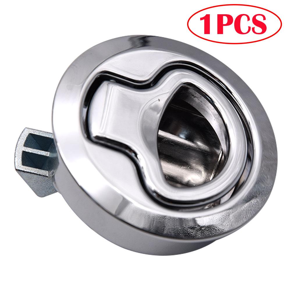 Non-locking Boat Hatch Latch Pull Stainless Steel Flush Boat marine Latche Round Fit For RV Yacht Camper Deck Hatch Door Cabinet