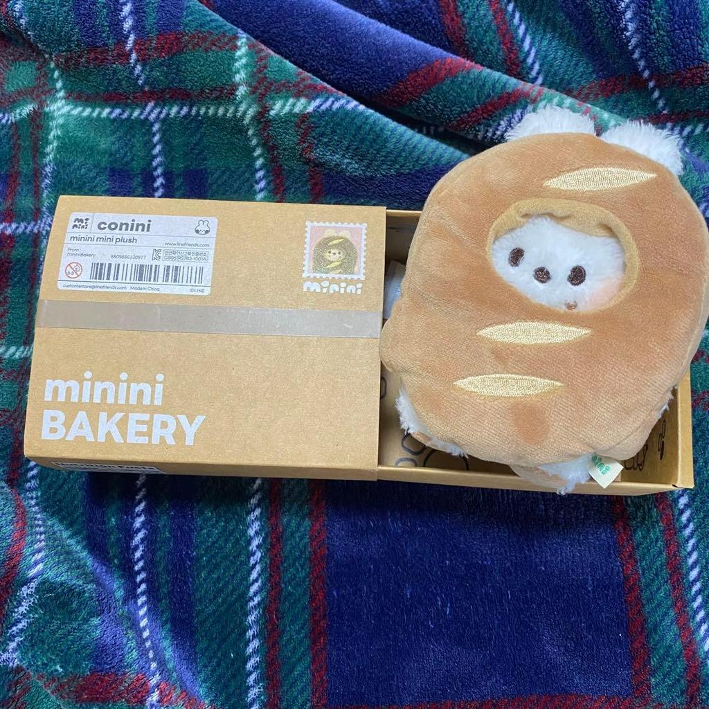 [Б/У] Плюшевая игрушка LINE FRIENDS minini bakery conini