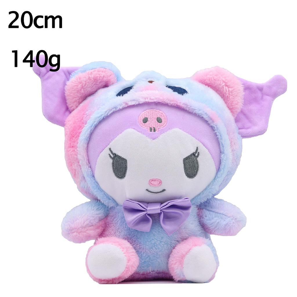 Cute Sanrio Kuromi Hello Kitty MyMelody Cinnamoroll Pochacco Kawaii Plush Toy Doll Children's Birthday Gifts And Christmas Gifts