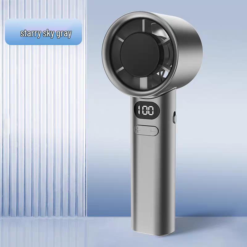 2026 Handheld Mini Fan: High Airflow, Long Battery Life & Digital Display for Summer Cooling