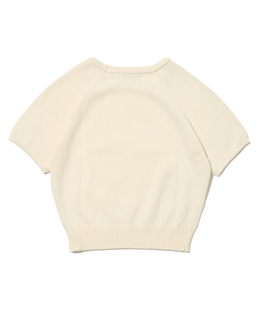 ROIDESROIS Light Touch Short Sleeve Knit (Ivory)