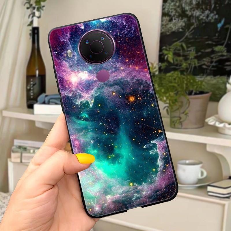 For Nokia 5.4 Case Soft Black Silicone Phone Back Cover For Nokia 5.4 Case Nokia5.4 TA-1333 TA-1340 TA-1337 TA-1328 TA-1325 Cat