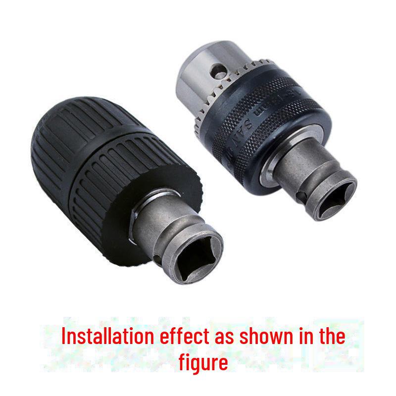 Преобразование электрического гаечного ключа: Соединитель патрона для ударной дрели и электрического молотка