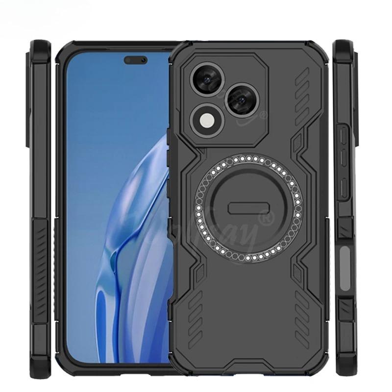 Броня для Honor 400 Lite Магнитная адсорбция Беспроводная зарядка Чехол Honor 400 200 Lite 400 Pro Чехол Для Honor 400 Lite Чехол