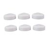 6PCS LED Puck Lights with Remote Control Dimmable Circular Lamp for Under Cabinet Closet Counter