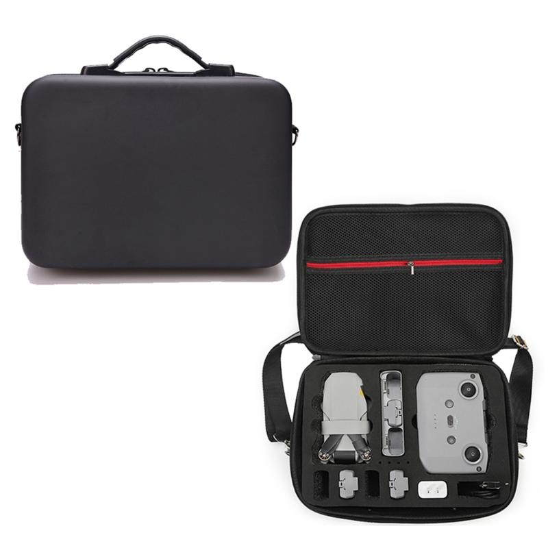 PU Storage Bag Shoulder Bag for Mini 3 Pro Carrying for Case Handbag Large Capacity for Mini 2 Drone Storage Accessories