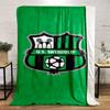 U.S. Sassuolo Football Logo printed Flannel blanket for bedroom, living room, sofa, and nap