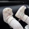 Детские противоскользящие хлопковые мягкие туфли для принцессы, 3-12 месяцев