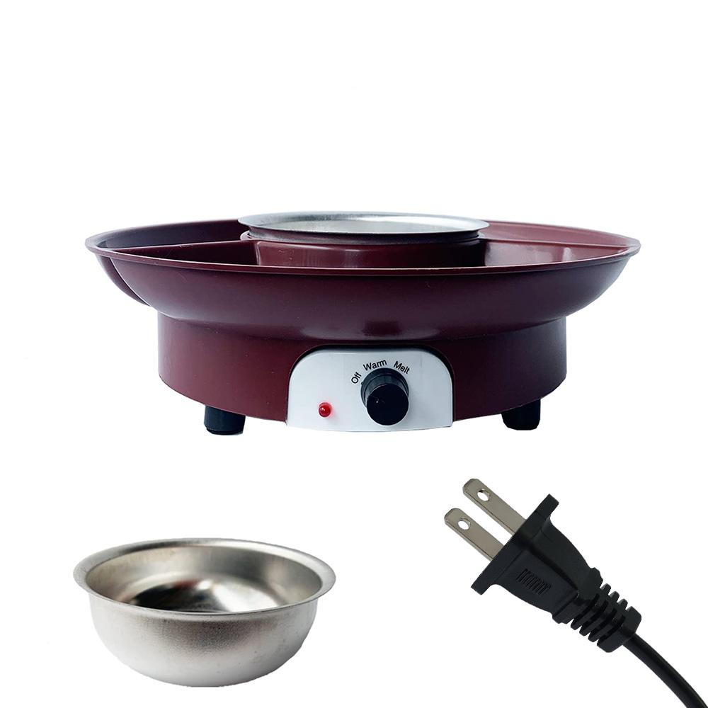 Electric Fondue Maker Set With 2 Forks/Removable Serving Tray & Melting Warming Setting/Great for