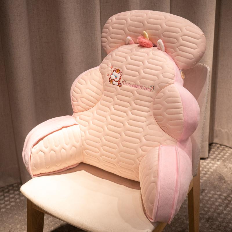 Подушка для сиденья из латекса с кусочками льда, успокаивающая поясничная спина, съемная, моющаяся, многофункциональная подушка для чтения