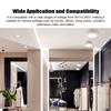 ABS Round Surface Mount LED Downlight Indoor Ceiling Mount Lighting  Stairwell Lamp Arrangement