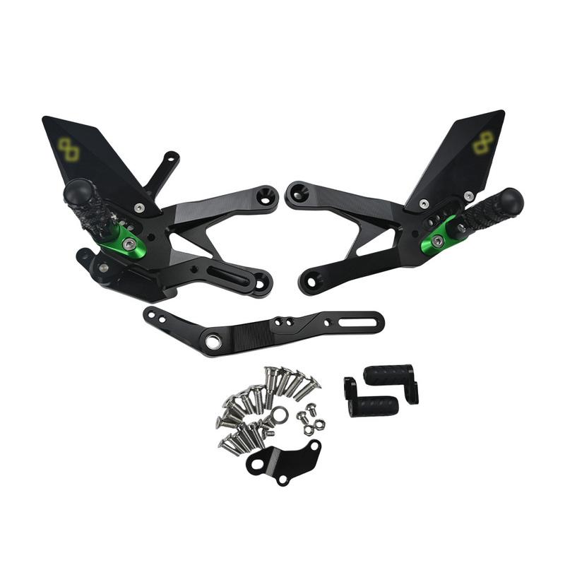 FOOTBOARDS For YAMAHA YZF-R1 2015-2024 Rear Sets Heighten Pedal Adjustable Rearsets FootPegs Shift Lever Brake Kit