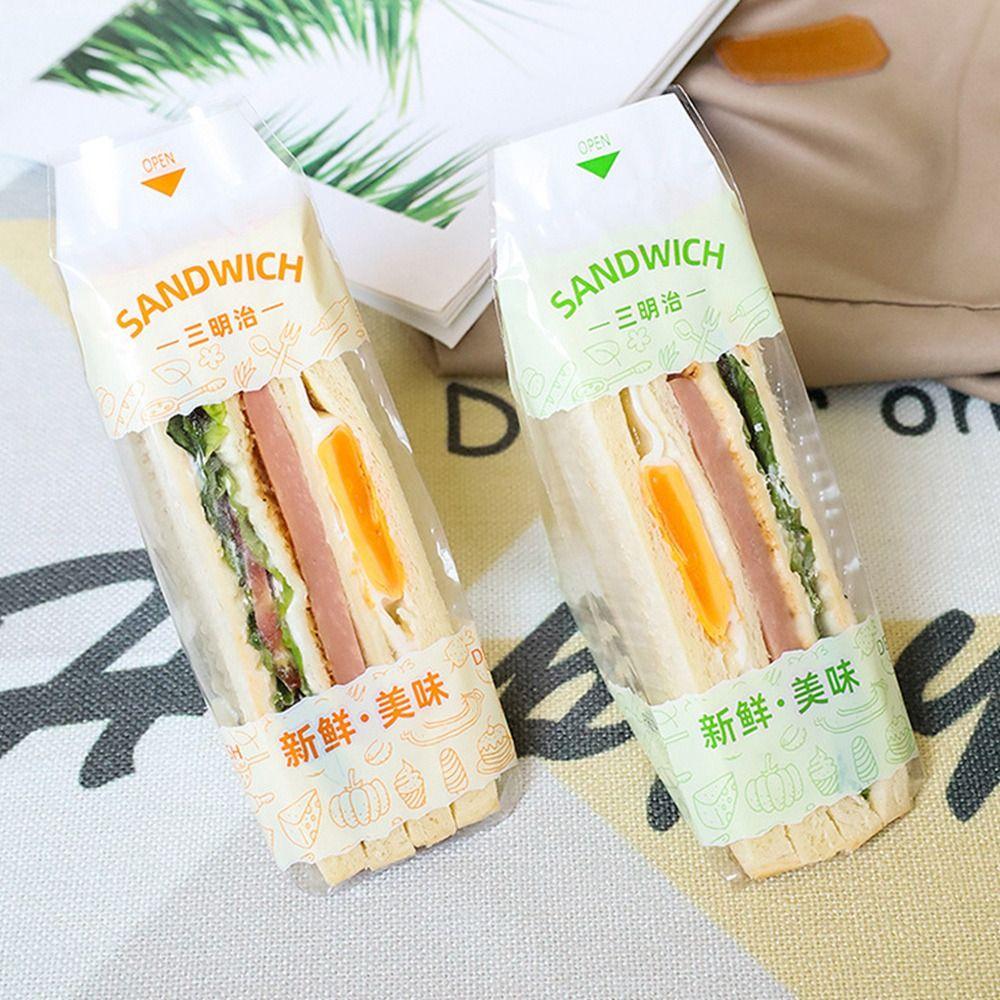 Thick Bread Sandwich Bags Transparent Super Bags High Quality Baking Food Wrap Food
