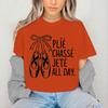 Women T Shirt Plie Chasse Jete All Day Print TShirts Short Sleeve Polyester Shirts Casual Dance Girls WomenShort Sleeve Shirt