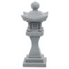Iplusmile Мини-пагода, Садовая статуэтка, Миниатюрная пагода из смолы, Украшение для бонсай, Садовое украшение в стиле дзен, Настольное украшение