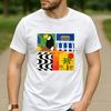 Rio de Janeiro Four Panel Pop Art Cotton T Shirt Brazil Toucan Christ the Redeemer Beach Graphic Unisex Unisex Unisex Streetwear Tee