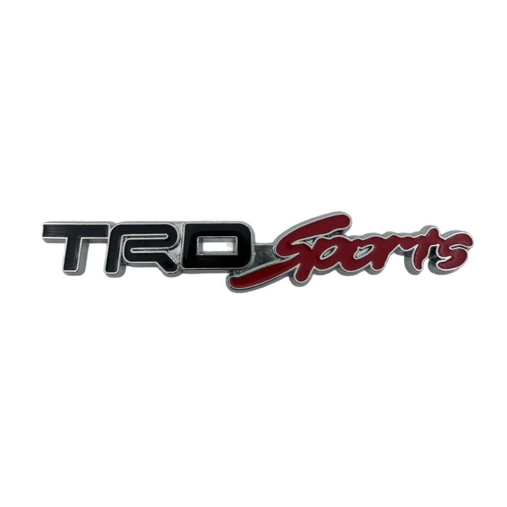 Металлическая наклейка с логотипом автомобиля Toyota TRDSPORTS Custom
