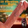8,66-дюймовый жидкий силиконовый дилдо с 10 режимами вибрации, телескопическая функция, вращение на 360°, беспроводной пульт дистанционного управления, конструкция 4-в-1, секс-игрушки, мастурбация