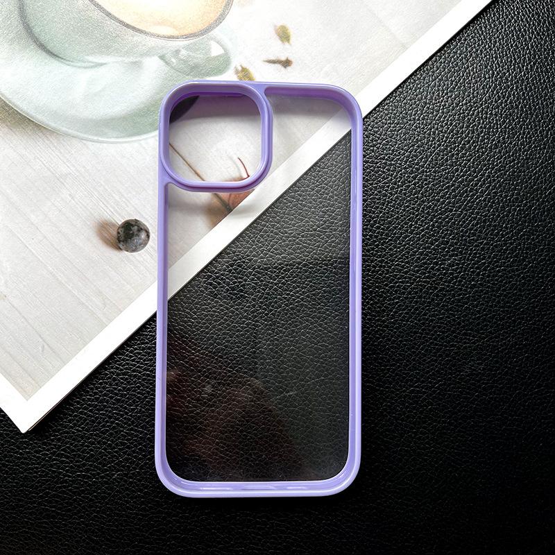Applicable To Iphone15 Cream Glue 16Pro Acrylic DIY Thickened 14 Groove Two-in-one Drop Glue 13 Mobile Phone Case