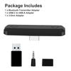Адаптер Bluetooth для Switch Lite Разъем USB-C с низкой задержкой для PS4/PS5 ПК Портативный мини-микрофон BT Dongle Двойной потоковый беспроводной аудиопередатчик