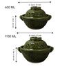 with Lid Double-Handled Casserole Pot Pottery Stew Soup Pot Durable Porridge Pot  Dormitory