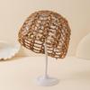 Thin Crochet Sequined Hat Elegant Bohemian Style Beanies Casual Weave Cap  Apparel Accessories