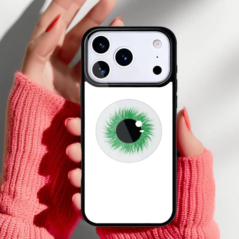Сумасшедший чехол для телефона с узором из глазных яблок для iPhone 17 16 15 14 13 Pro Max Задняя крышка для 12 11 Pro Coque