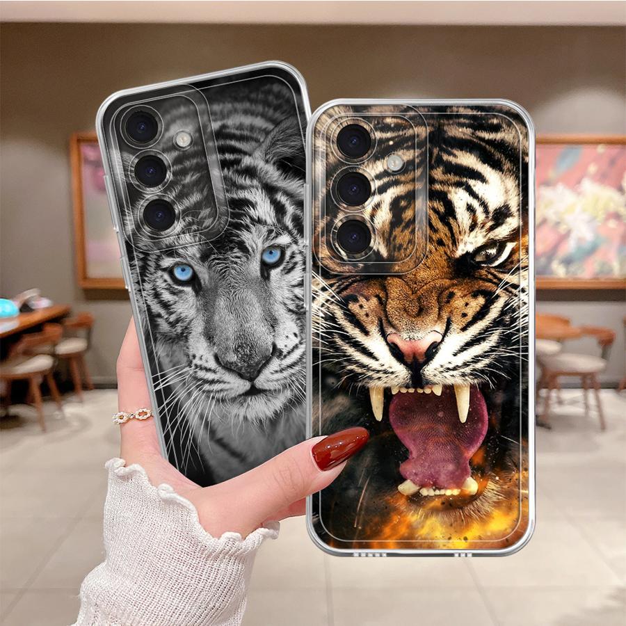 Чехол-бампер Тигр Лев для Samsung Galaxy A57 A25 A51 A34 A35 A14 A16 A52 A36 A37 A56 A55 A54 A15 A52 A17 A26 A24 A31 A13