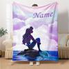 Custom Name Sea Adventure blanket for Couch & Bed, Plush Cozy Fuzzy Blanket Super Soft & Warm Blankets for Fall and Winter. 0908176
