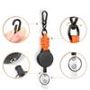 Heave Duty Badge Reels Retractable Keychain Badge Holders Reel Carabiner Badge Holder for Card Name Keychain