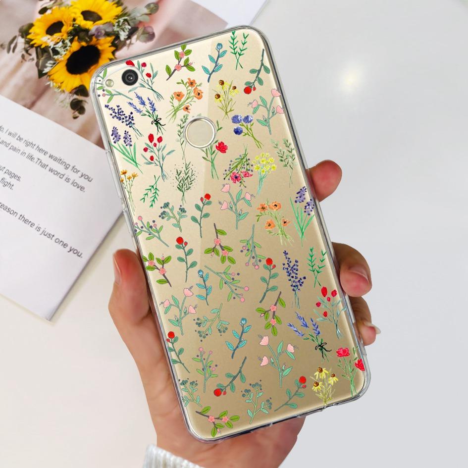 For Huawei P8 Lite 2017 Case P9 Lite 2017 Cover Fashion Marble Transparent Soft Bumper For Honor 8 Lite PRA-LX2 Nova Lite Covers