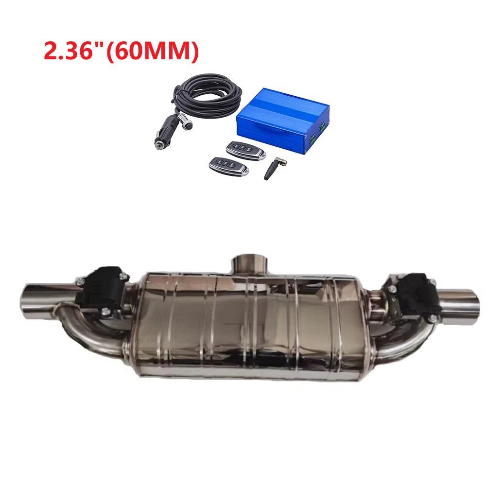 Universal 2"/2.36"/2.5"/2.75"/3'' T shape One in Two Electric Exhaust Muffler Dump Valve Exhaust Cutout